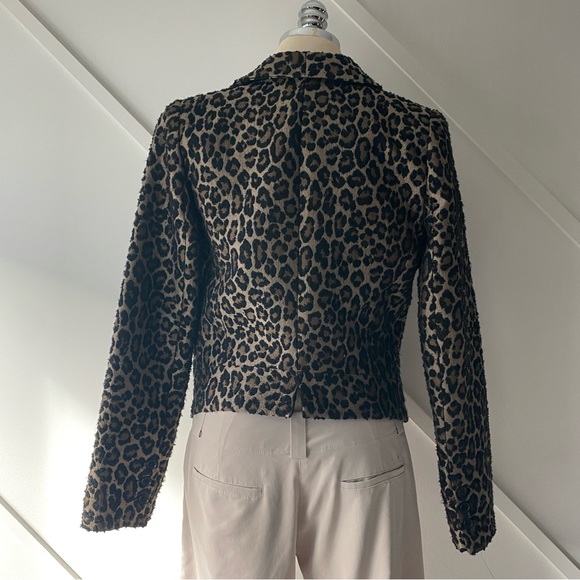 Smythe Leopard Print Anytime Blazer - 4 - Picture 4 of 13